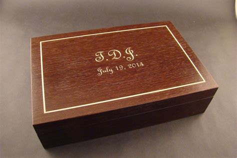 wooden engravable jewelry boxes